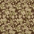 Designer Fabrics Designer Fabrics K0106B 54 in. Wide Beige; Brown And Light Green Floral Woven Solution Dyed Indoor & Outdoor Upholstery Fabric K0106B